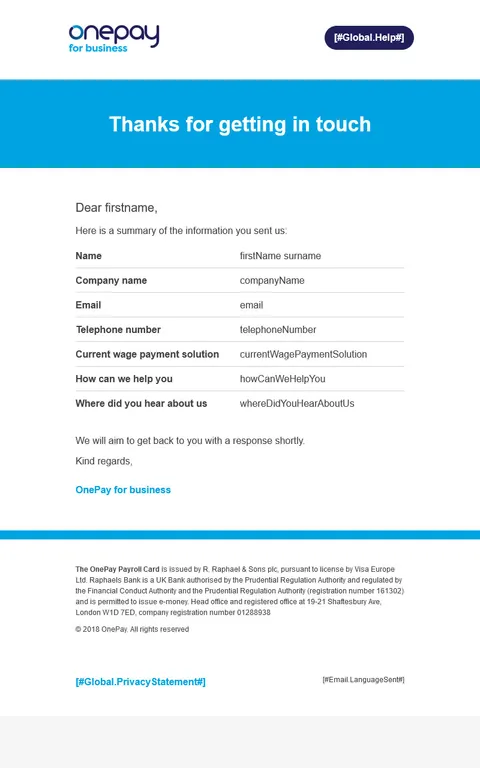 For Business | Contact