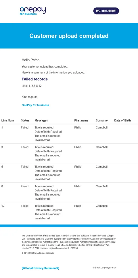 For Business | Upload