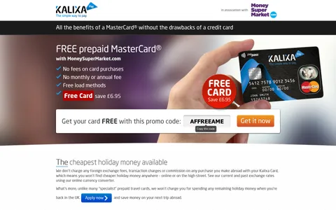 Money supermarket detail