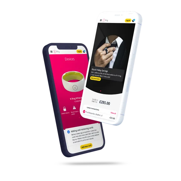 K Ring app in action