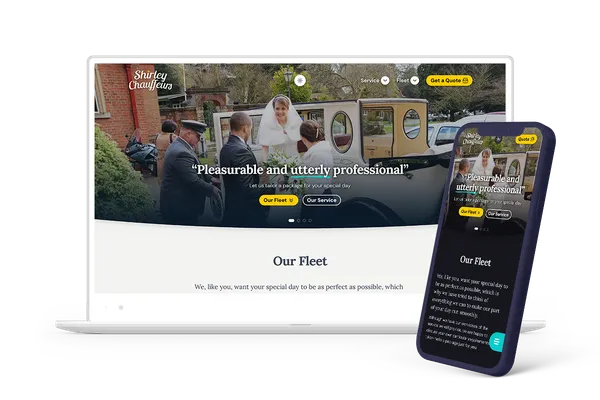 Shirley Chauffeurs responsive site