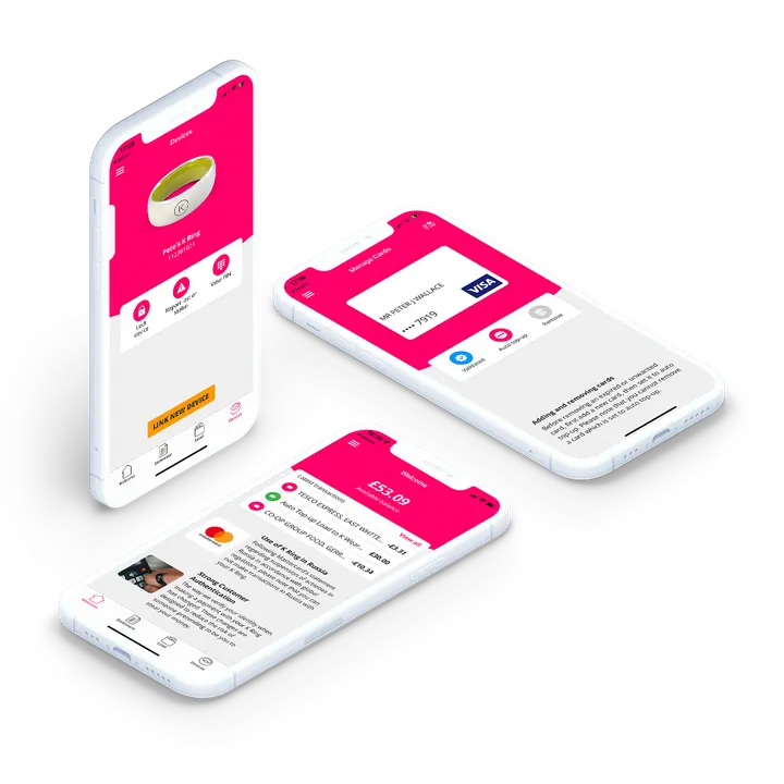 K Ring app in action