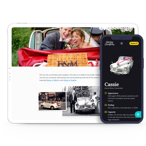 Shirley Chauffeurs responsive site logo