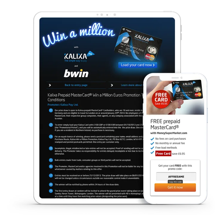 Laptop and iPhone image showing Kalixa website