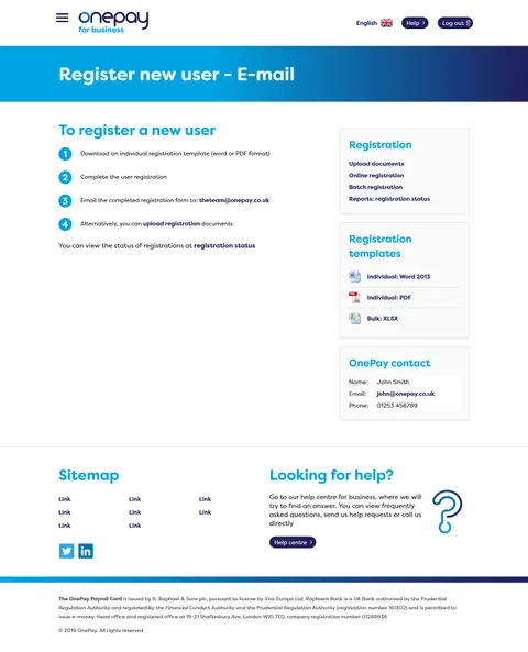 Register Email