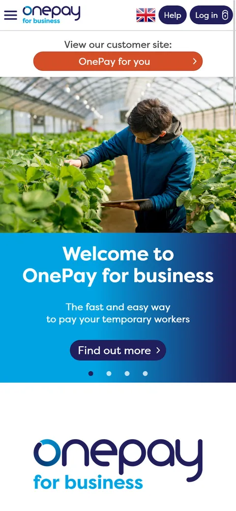 Business Homepage detail