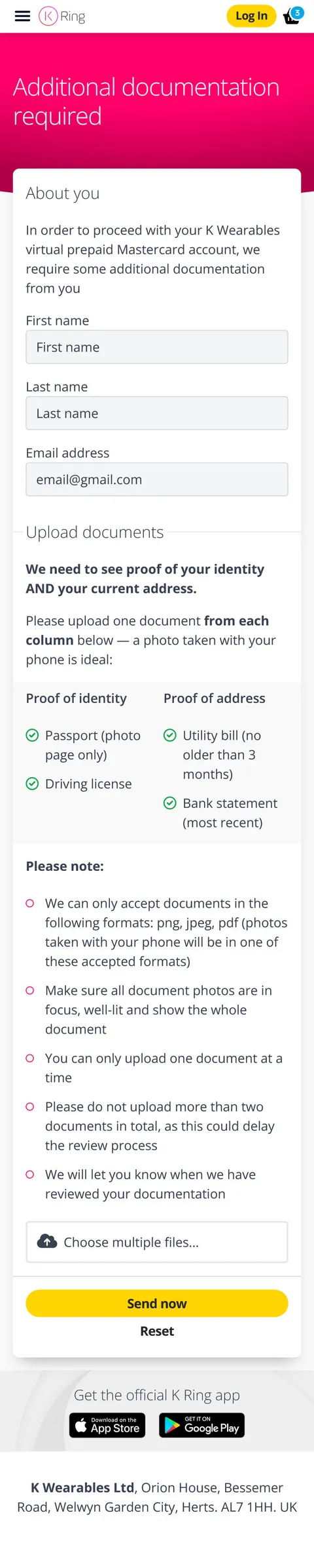 Mobile Know your customer